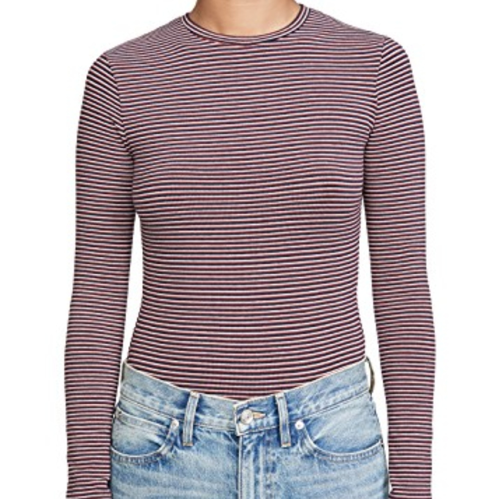 NWT Madewell Stripe Thong Bodysuit